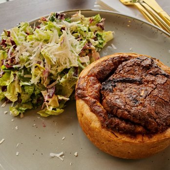 Horizon Shine - Bacon & Creamed Spinach Quiche ($12.00) w/ side Caesar salad - Coffee & Tea Near Me - Henderson, Nevada