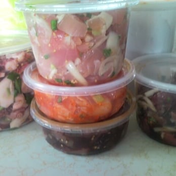 Tamura's Market Hau'ula - Varieties of Poke..Super Delicious - Grocery Near Me - Hauula, Hawaii