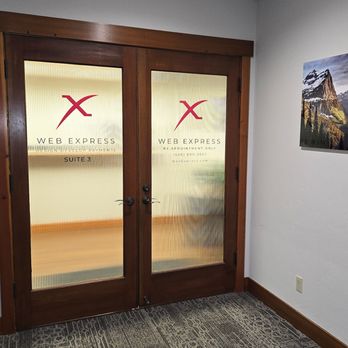 Web Express - Web Express Entrance at Kalispell, Montana Office. - Web Design Near Me - Kalispell, Montana