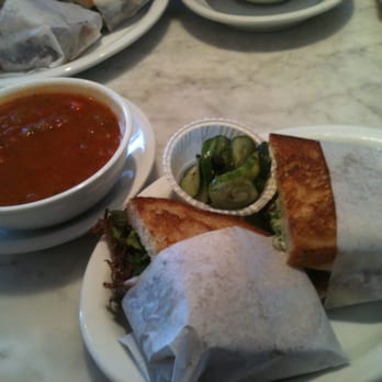 Joan's on Third - short rib sandwich with vegetable soup - Breakfast & Brunch Near Me - Los Angeles, California Joan's on Third - short rib sandwich with vegetable soup - Breakfast & Brunch Near Me - Los Angeles, California