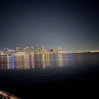 C Level - Gorgeous night view from the outside patio - New American Near Me - San Diego, California C Level - Gorgeous night view from the outside patio - New American Near Me - San Diego, California