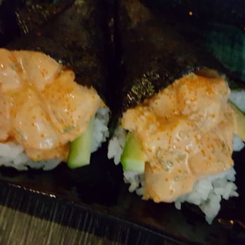 Sushiholic Arcadia - Spicy scallop hand roll. - Sushi Bars Near Me - Phoenix, Arizona Sushiholic Arcadia - Spicy scallop hand roll. - Sushi Bars Near Me - Phoenix, Arizona