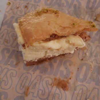 Oasis Cafe - Baklava Cheesecake! Delicious! Sorry but I took a few bites before taking the picture! - Bakeries Near Me - New York, New York Oasis Cafe - Baklava Cheesecake! Delicious! Sorry but I took a few bites before taking the picture! - Bakeries Near Me - New York, New York