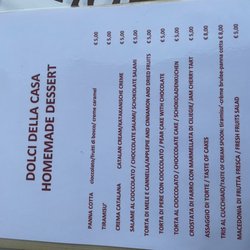 Sotto Il Santo - Menu