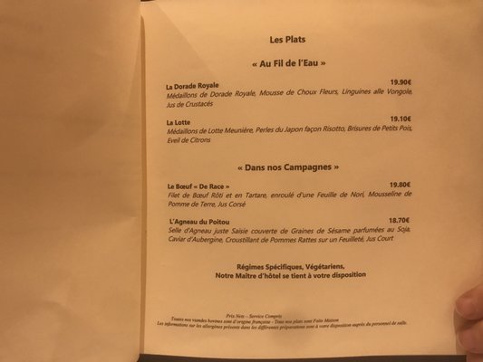Menu photo 2 L'Alcôve Turquant, 49 Menu photo 2 L'Alcôve Turquant, 49