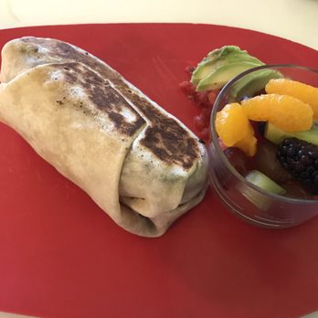 The Local - Breakfast burrito and fresh fruit! - American Near Me - Prescott, Arizona