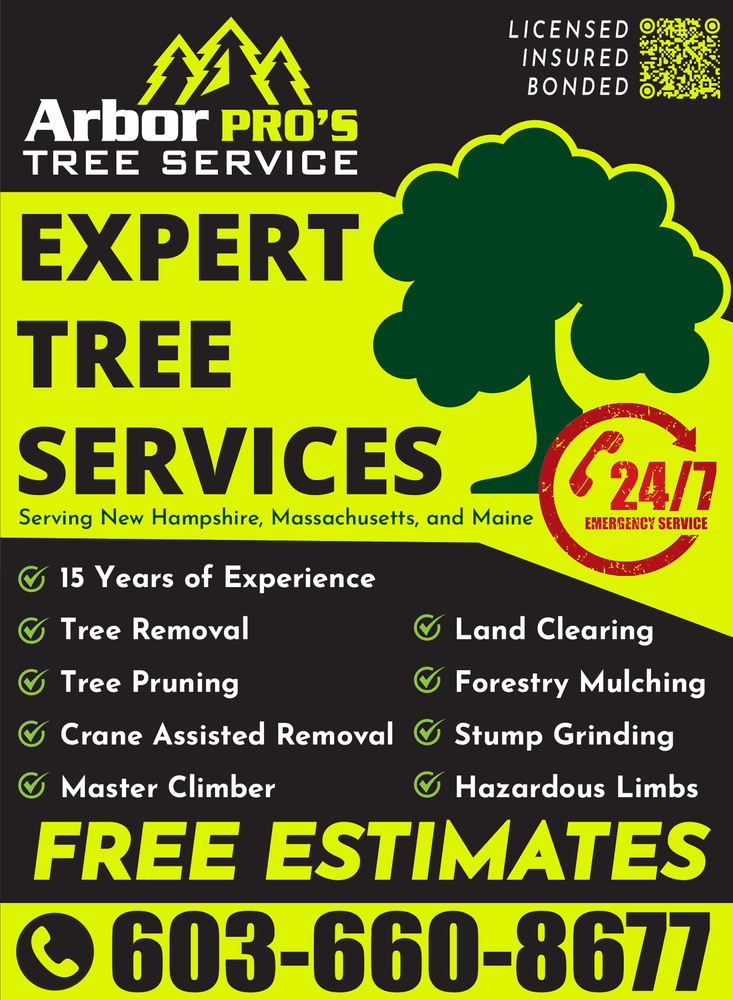 Arbor Pro’s Tree Service  - tree service in Hollis, NH