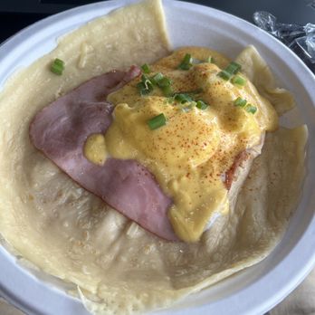 Starry Night - Eggs Benedict crepe - Coffee & Tea Near Me - Cary, North Carolina