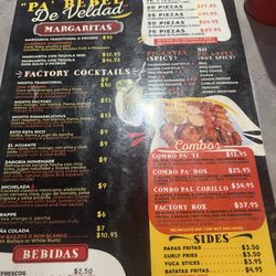 Wings Factory - Menu