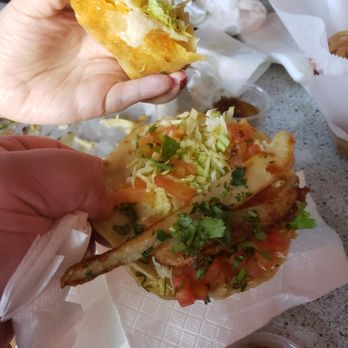 Mr Taco - Overly fried tortilla for tacos. Tasteless tostada now basically. - Mexican Near Me - Redlands, California Mr Taco - Overly fried tortilla for tacos. Tasteless tostada now basically. - Mexican Near Me - Redlands, California