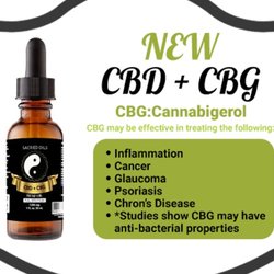 Delta-8 CBD Sacred Oils Retail & Wholesale - CBD + CBG 1200 total MG