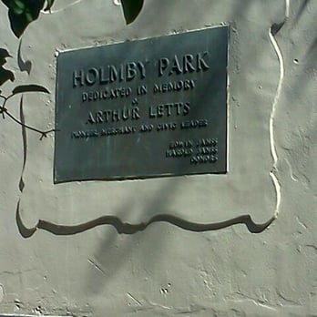 Holmby Park - In honor of Arthur Letts Sr. http://en.wikipedia.org/wiki/Arthur_Letts
Arthur Letts Jr. built the Playboy Mansion. - Parks Near Me - Los Angeles, California Holmby Park - In honor of Arthur Letts Sr. http://en.wikipedia.org/wiki/Arthur_Letts
Arthur Letts Jr. built the Playboy Mansion. - Parks Near Me - Los Angeles, California