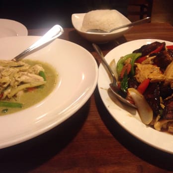 Sukho Thai - Green curry with chicken and chicken with eggplant. Very good! - Thai Near Me - Oakland, California Sukho Thai - Green curry with chicken and chicken with eggplant. Very good! - Thai Near Me - Oakland, California