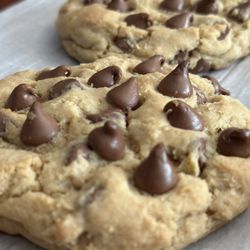 Sourdough chocolate chip cookies.