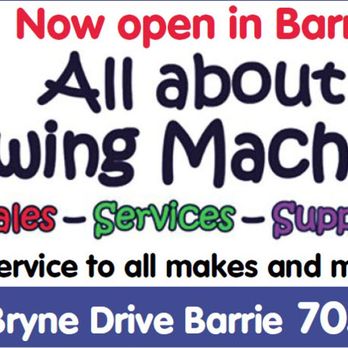 All About Sewing Machines - Photo - Appliances & Repair Near Me - Barrie, Ontario