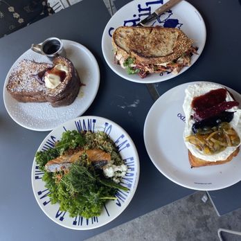 Sqirl - Ricotta Toast, Salmon Sorrel Pesto Rice - New American Near Me - Los Angeles, California Sqirl - Ricotta Toast, Salmon Sorrel Pesto Rice - New American Near Me - Los Angeles, California
