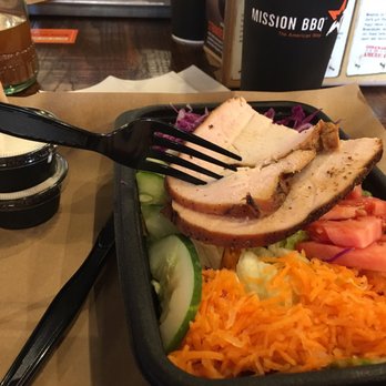 Mission BBQ - Very good turkey salad but just needed one more slice. - Barbeque Near Me - Alexandria, Virginia