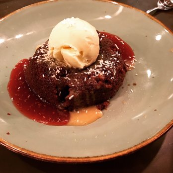 Range Restaurant - Red velvet molten lava cake for Valentines. - New American Near Me - Denver, Colorado