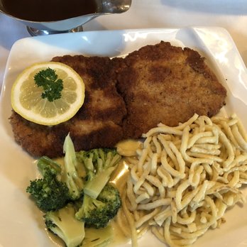 Jagerstuble - Wiener Schnitzel with gravy! - German Near Me - Largo, Florida