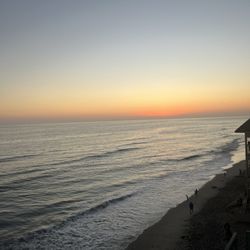 Seashore on the Sand - Sunset from the balcony