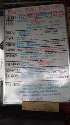 Menu photo 8 Tiniest Bar in Texas Austin, TX