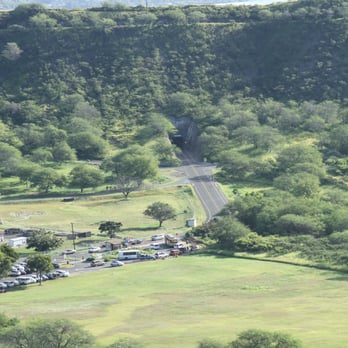 Diamond Head State Monument - The tunnel before reaching the parking lot at the bottom. - Parks Near Me - Honolulu, Hawaii