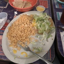 My chalupa dinner (half eaten) My chalupa dinner (half eaten)