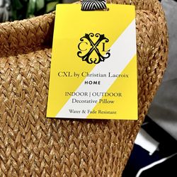 HomeGoods - Christian Lacroix indoor/outdoor pillows - oh la la OuiOui.