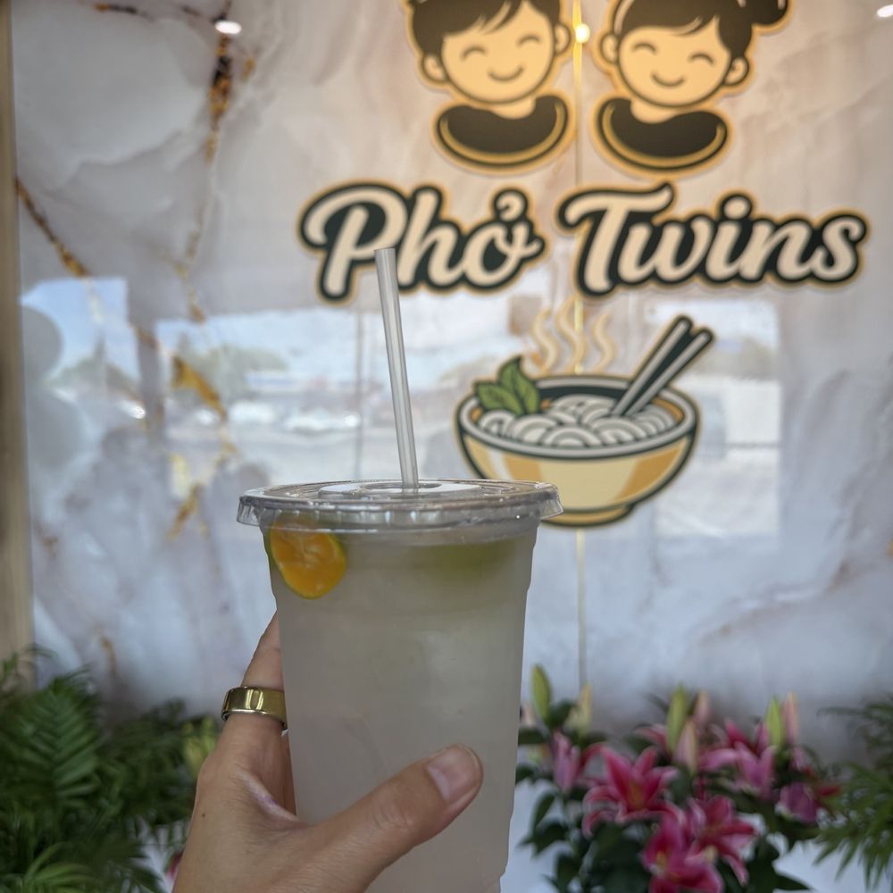 Pho Twins - Coconut calamansi refreshing beverage - Vietnamese Near Me - Modesto, California Pho Twins - Coconut calamansi refreshing beverage - Vietnamese Near Me - Modesto, California