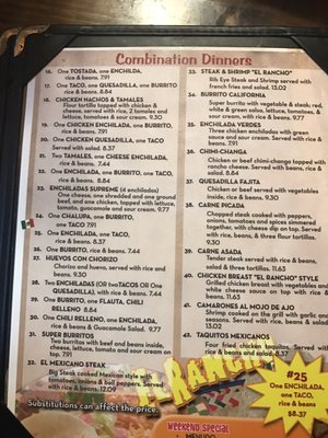 Menu photo 2 El Rancho Biloxi, MS Menu photo 2 El Rancho Biloxi, MS