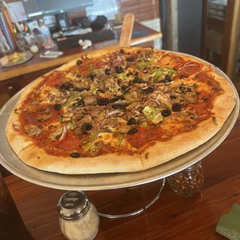 Neighbor's Kitchen & Yard - El Camino Real(everything) pizza - Pizza Near Me - Bastrop, Texas Neighbor's Kitchen & Yard - El Camino Real(everything) pizza - Pizza Near Me - Bastrop, Texas