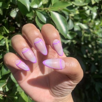 Ruby Nail - almond shaped gel extensions - Nail Salons Near Me - Glendale, California