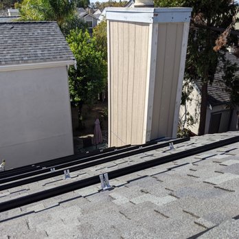 SunWork Renewable Energy Projects - Rails installed - Solar Installation Near Me - Milpitas, California