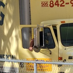 Joe's Moving - Drivers leaving after they ran over fence
