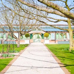 Gaynes Park - The lovely Orangery...you can get married in here! Or the gather barn.