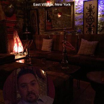 La Sultana Cafe - This is the back room area of the cafe; very intimate with sounds of the Middle East playing in the background. - Hookah Bars Near Me - New York, New York