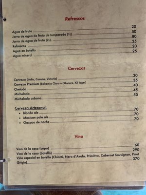 Menu photo 5 Don de Franco Zipolite, OAX