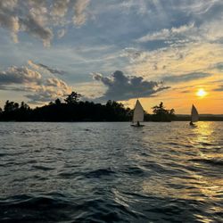 Pine Island Camp - Sailing around the island