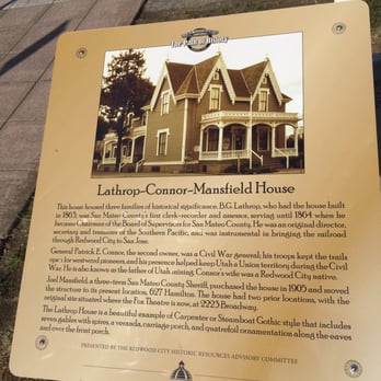 Lathrop House - Introduction - Landmarks & Historical Buildings Near Me - Redwood City, California Lathrop House - Introduction - Landmarks & Historical Buildings Near Me - Redwood City, California