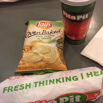 Pita Pit - a bag of chips and a drink - Sandwiches Near Me - Baton Rouge, Louisiana
