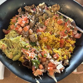 Chimichanga Llama - Steak bowl. - Salad Near Me - Surfside Beach, South Carolina