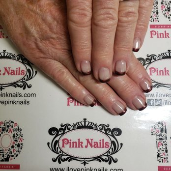 Pink Nails - The Naughty French #84. Magic done by Nail Tech Helen. - Nail Salons Near Me - Las Vegas, Nevada Pink Nails - The Naughty French #84. Magic done by Nail Tech Helen. - Nail Salons Near Me - Las Vegas, Nevada