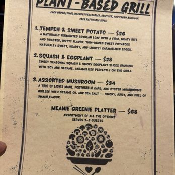 Three Pigs - Plant based grill menu - Barbeque Near Me - Traverse City, Michigan