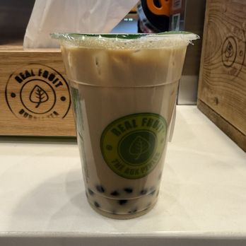 Real Fruit Bubble Tea - Small Original Milk Black Tea tapioca - Bubble Tea Near Me - Millburn, New Jersey