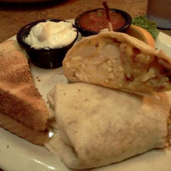 The Satellite Diner - Breakfast burrito with cinnamon swirl toast. - Breakfast & Brunch Near Me - Spokane, Washington The Satellite Diner - Breakfast burrito with cinnamon swirl toast. - Breakfast & Brunch Near Me - Spokane, Washington