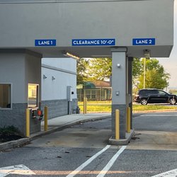 Rite Aid - The drive thru has two lanes to keep you moving.