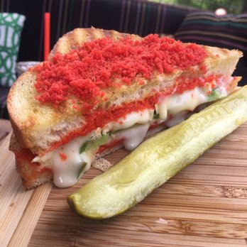 bin 702 - Cheeto grilled cheese made with Brie cheese and avocado - Bars Near Me - Las Vegas, Nevada