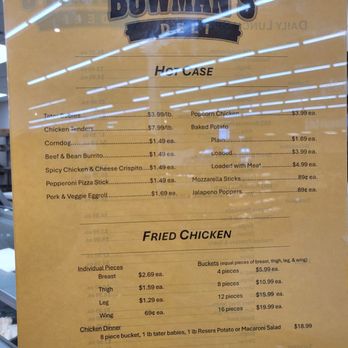 Bowman's - Deli menu - Grocery Near Me - Kaysville, Utah