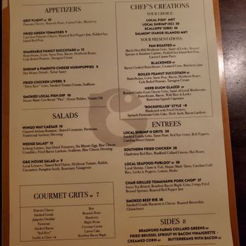 Grace & Grit - Menu (January 2024) - Southern Near Me - Mount Pleasant, South Carolina Grace & Grit - Menu (January 2024) - Southern Near Me - Mount Pleasant, South Carolina