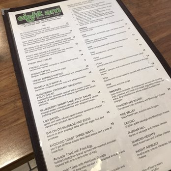 Eight AM - New American Near Me - San Francisco, California